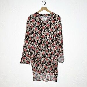 FLAX Printed Tunic Shirt Dress Size Medium